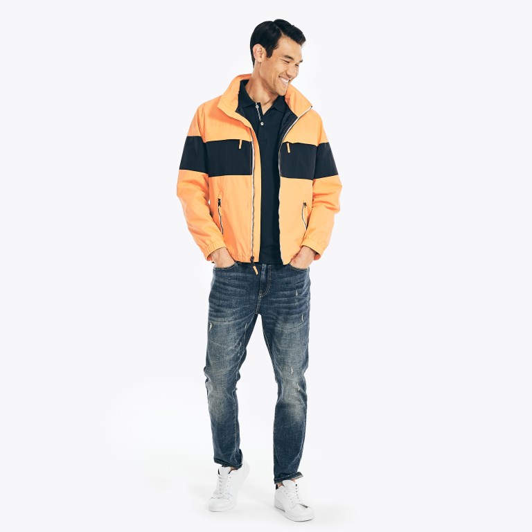 Nautica color discount block jacket