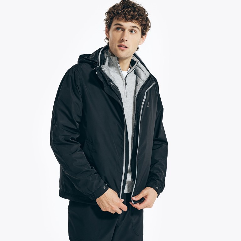 Nautica mens Nautica Competition Sustainably Crafted Quarter-zip
